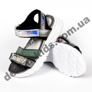 Детские босоножки Lilin Shoes B018-2-2 темное серебро